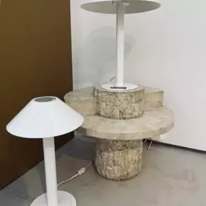 white lamps