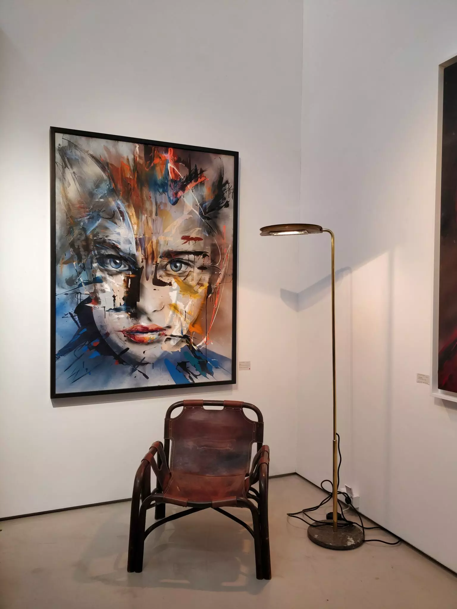 Pair of leather chairs by Tito Agnoli (circa 1970) - Image 2
