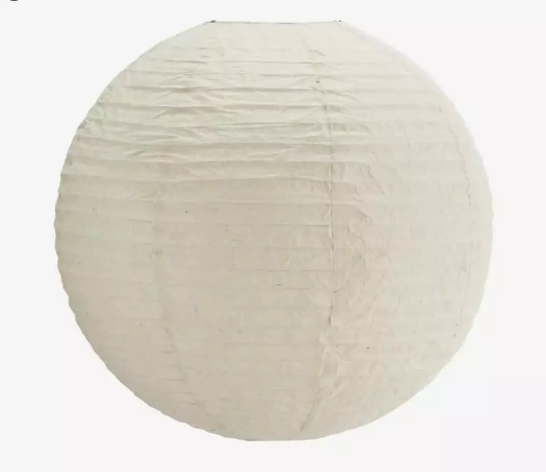 Handmade suspension paper shade by MADAMSOLTZ (DK) (round)