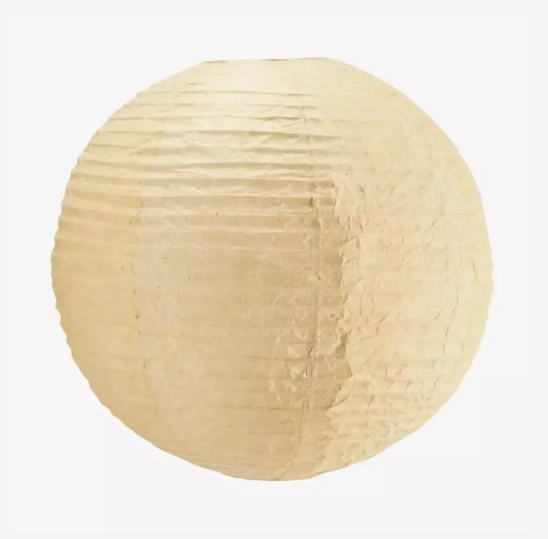 Handmade suspension paper shade by MADAMSOLTZ (DK) (round) - Image 2