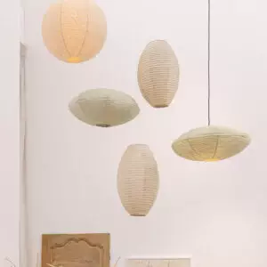 Paper lamp suspensions shade