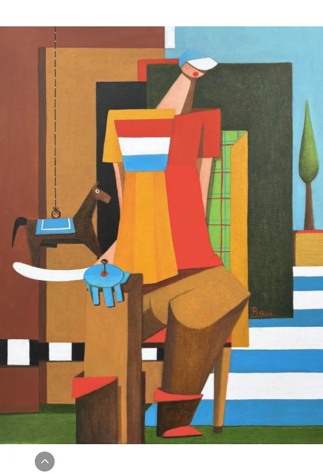 Painting Massimo Beni Cavalier