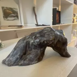 Bronze Saul Velasquez sculpture Sans titre