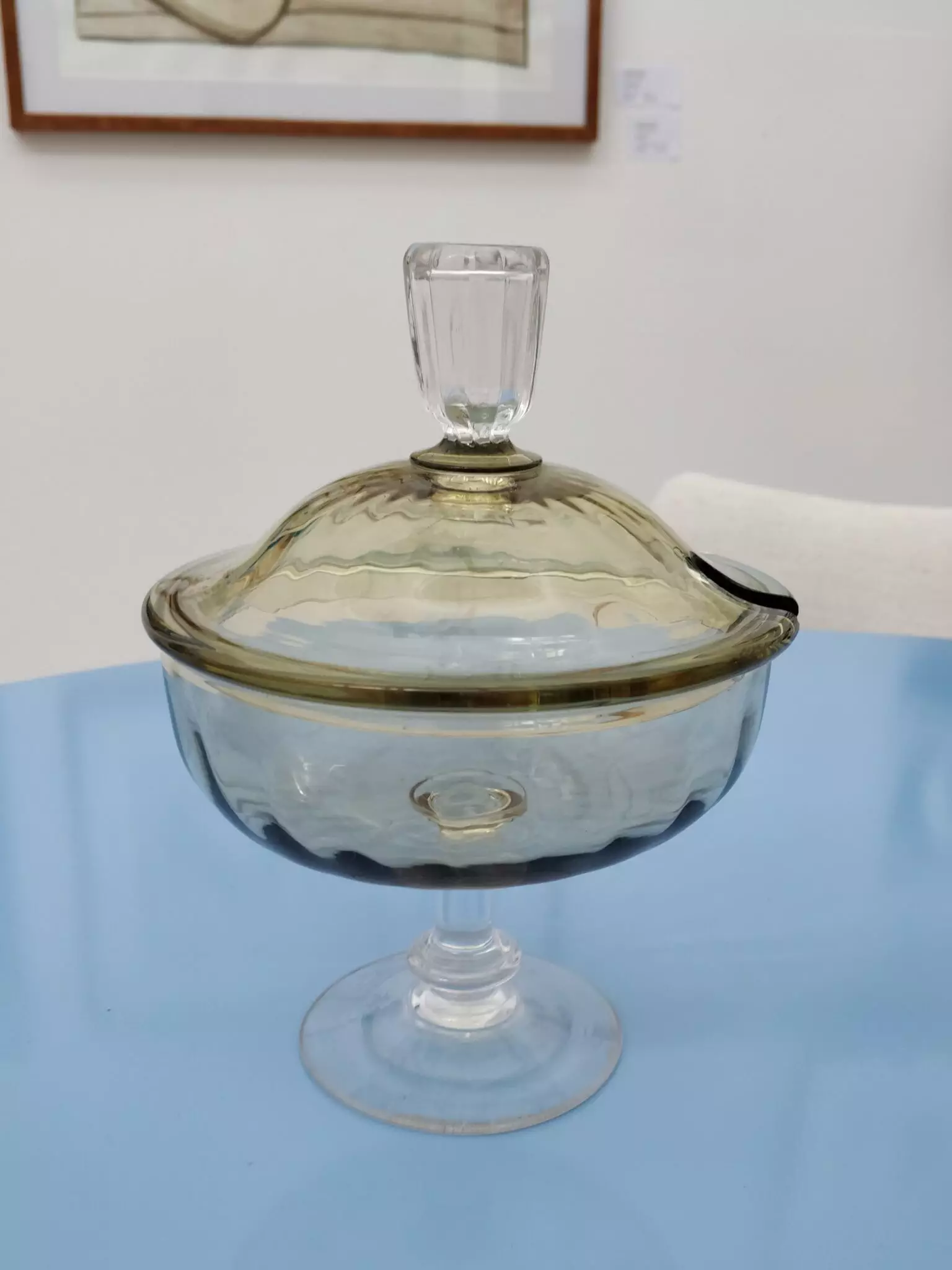 Vintage glass storage jar - Image 3