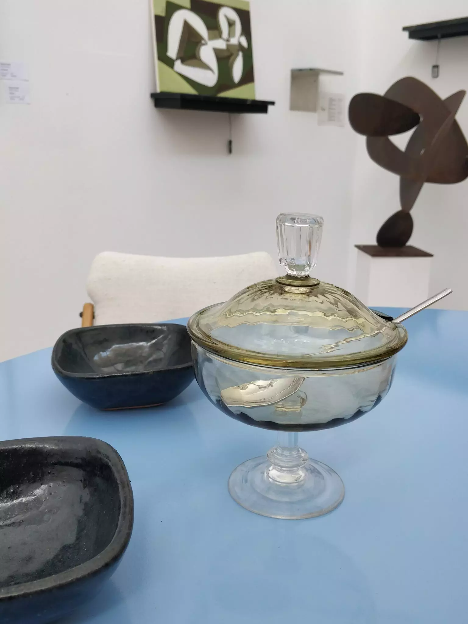 Storage glass jar vintage bowl Atelier Pierre culot