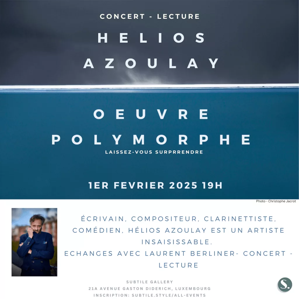 Concert - Lecture by the Elusive Man of Sounds HELIOS AZOULAY - 1/2/25 @7pm