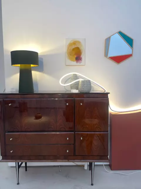 Forest Green Table lamp