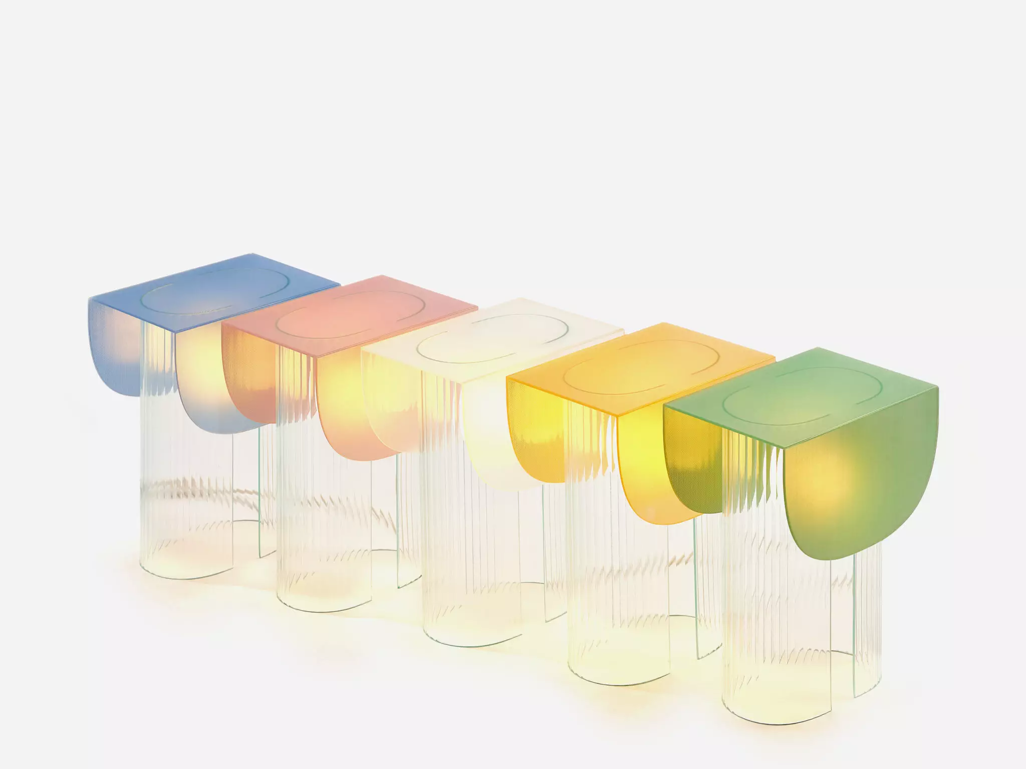 Helia Lamp, Glass Variations